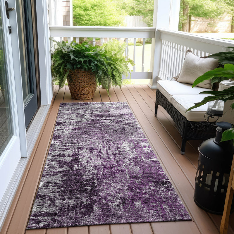 Alta Abstract Indoor / Outdoor Rug, Runner 2'3" x 7'6"