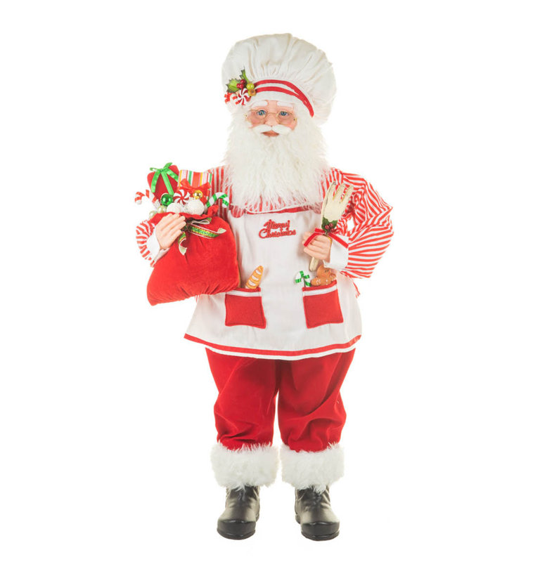 Red Culinary Santa