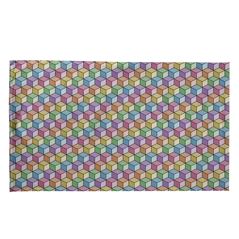 Mcguinness Tea Towel Kitchen Towel, Cotton Twill, Pink/Orange/Blue