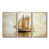 Toile naturelle avec cadre flottant