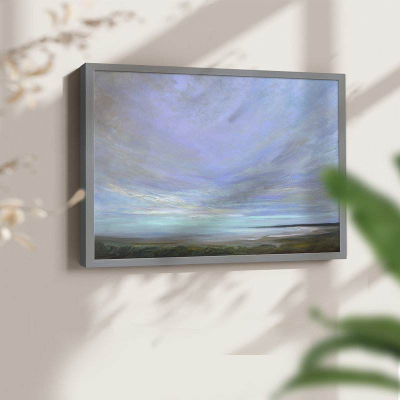 Coastal Views III - Reproduction encadrée - Restickable, Gris, H 16 po x l 20 po