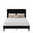 Modern Tufted Upholstered Bed In Velvet Or Linen With Charging Station & Headboard Shelf, High Clearance Under Bed Storage-290350260-290350262