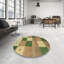Tapis contemporain vert / pêche-2022722372