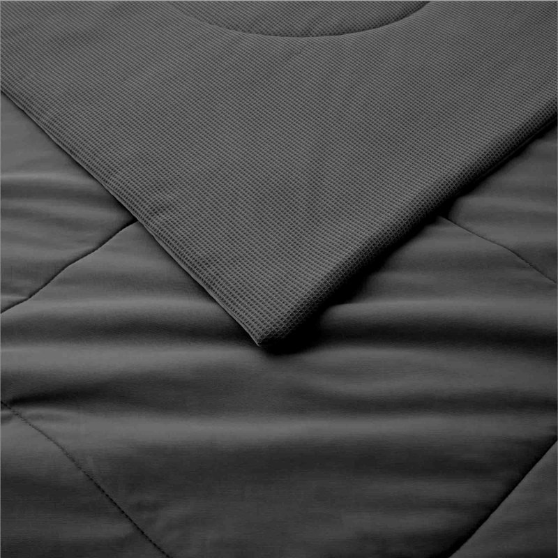  Couverture réversible légère Peace Peace Nest, Grand lit, Gris foncé