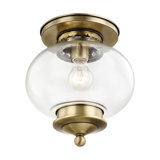 Shielo Glass Flush Mount