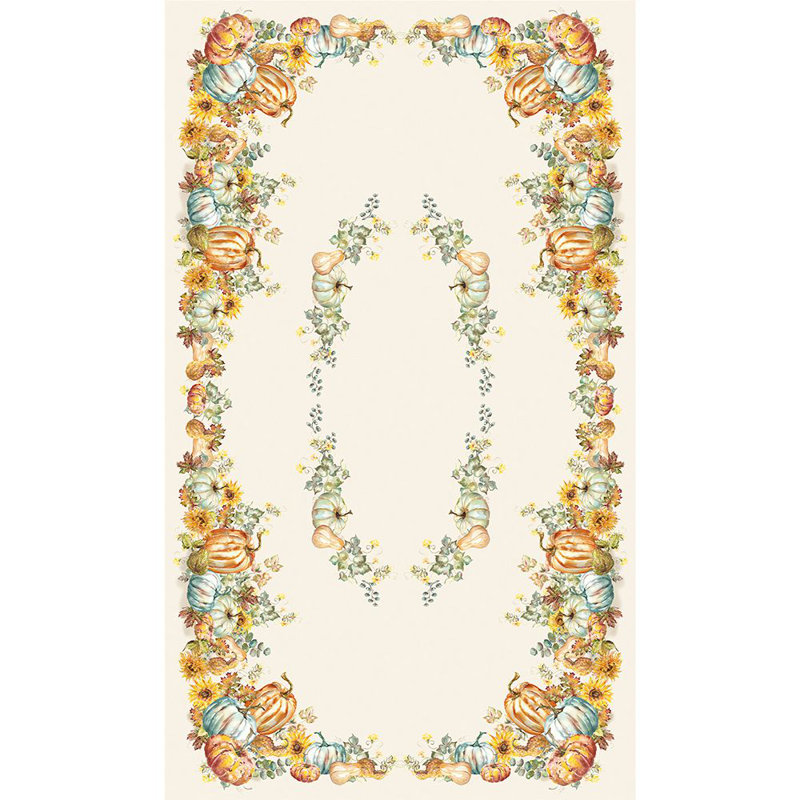 Harvest Sun Tablecloth, 120" L x 70" W