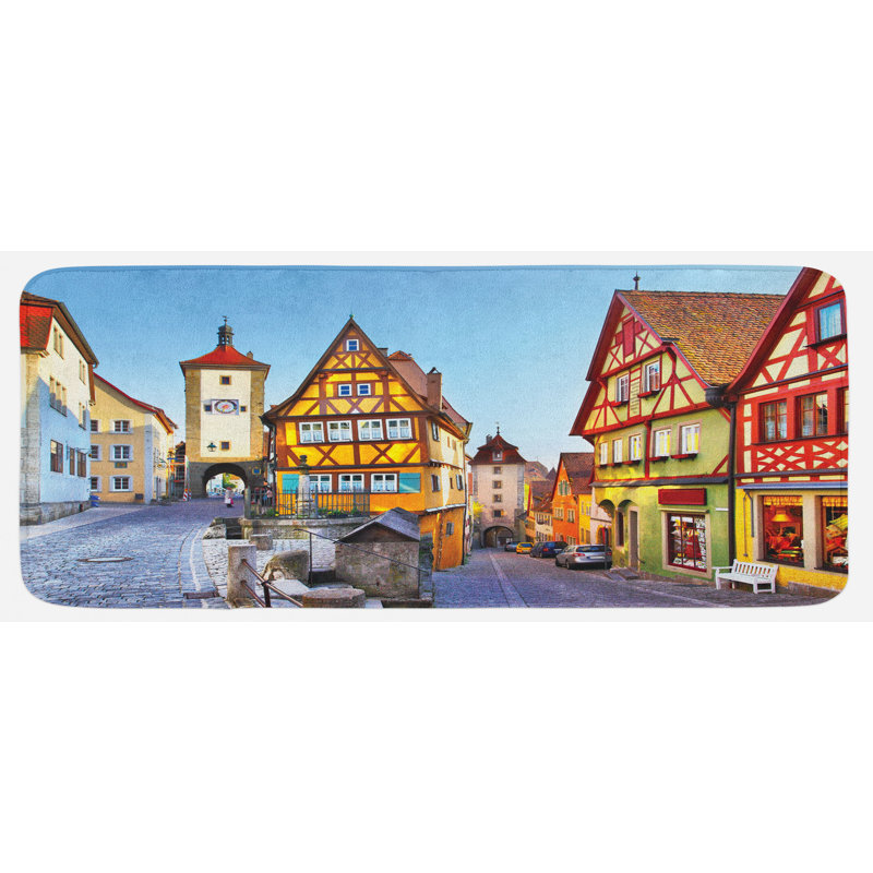 Modern & Contemporary Synthetic Kitchen Mat