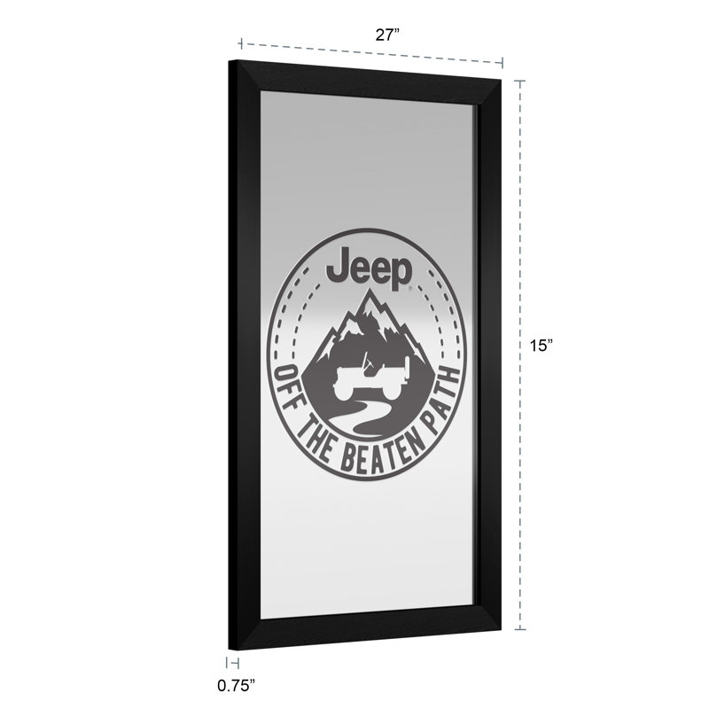 Wood Rectangle Wall Mirror