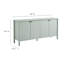 Buffet blanc festonné 4 portes Emmeline-106714566