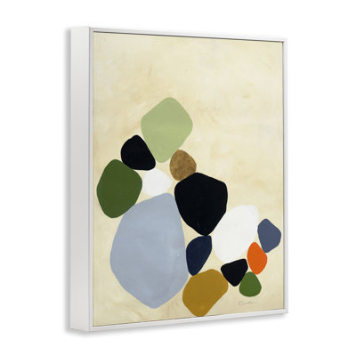 Giclée encadrée de formes équilibrées, design par Ruth Fromstein