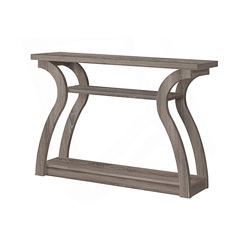 Table d'appoint moderne, table étroite, console, Taupe