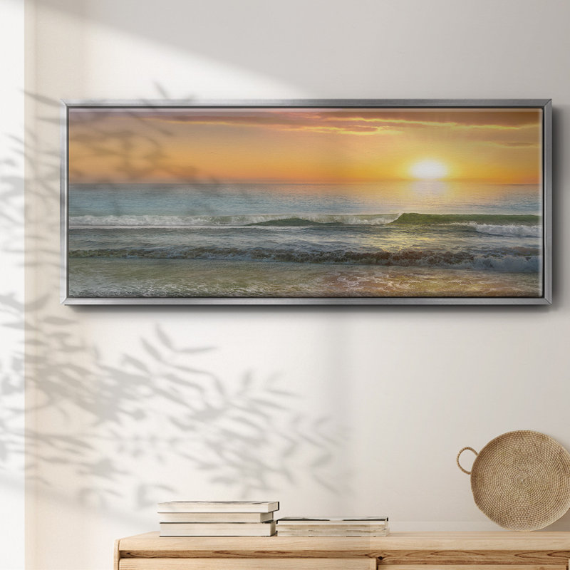 Dawn Rays- Framed Canvas, 8" H x 20" W