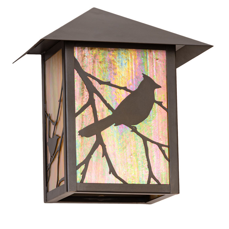 9" Wide Seneca Song Bird Right Wall Sconce