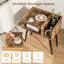 Table de chevet moderne Mid-Century avec tablettes ouvertes-625848012