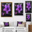 Mauve gris Moody Muse fuchsia II - Fuschia, art mural-1476784418-1476784423