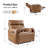 Alanson 43.5'' Faux Leather Oversized Manual Recliner-590852315