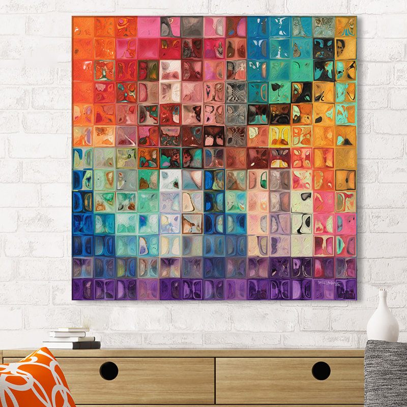 «Rainbow Réfractions», impression sur toile tendue, H 24 po x l 24 po