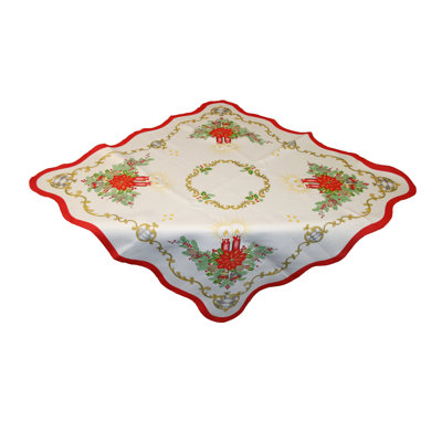 Prouty Christmas Candles Table Topper