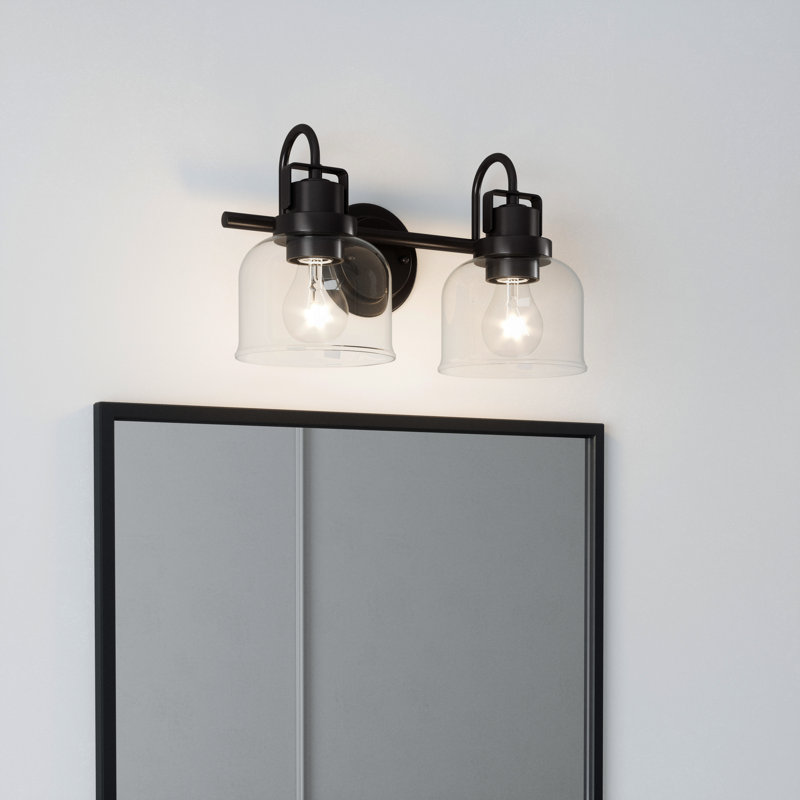 Luminaire de salle de bain à intensité variable Brighton, Noir, 3