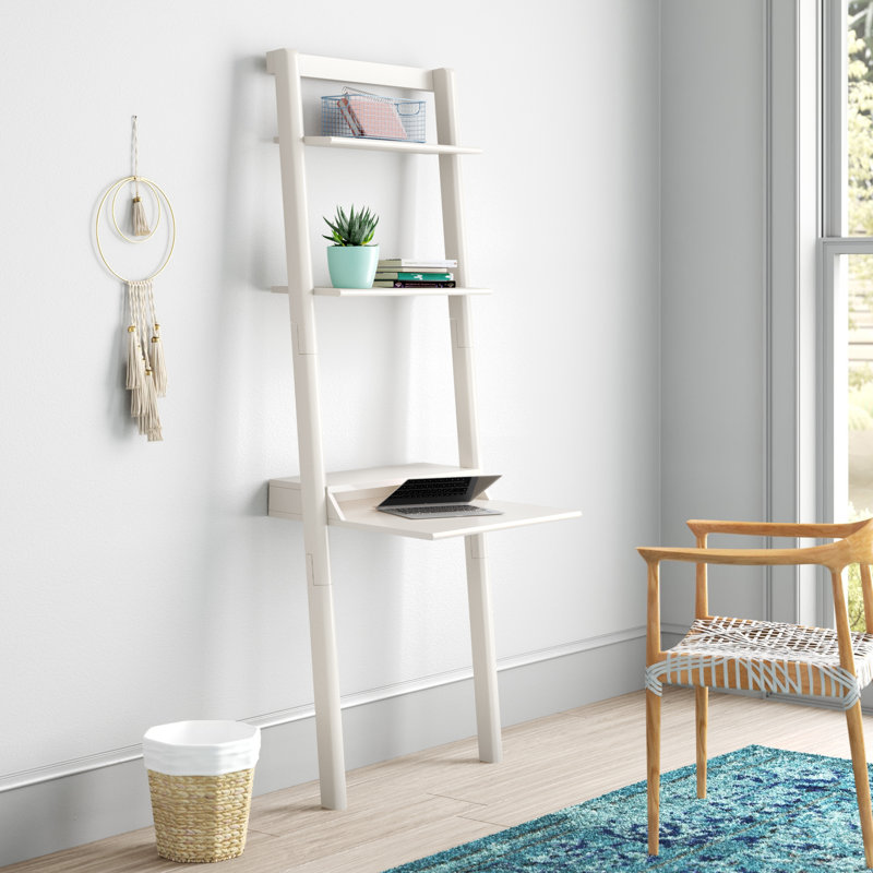 Addison Leaning / Ladder Desk, White