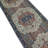 Anti Slip Low Profile Vintage Multicolor Design Canvas Backing Runner Rug-987853995