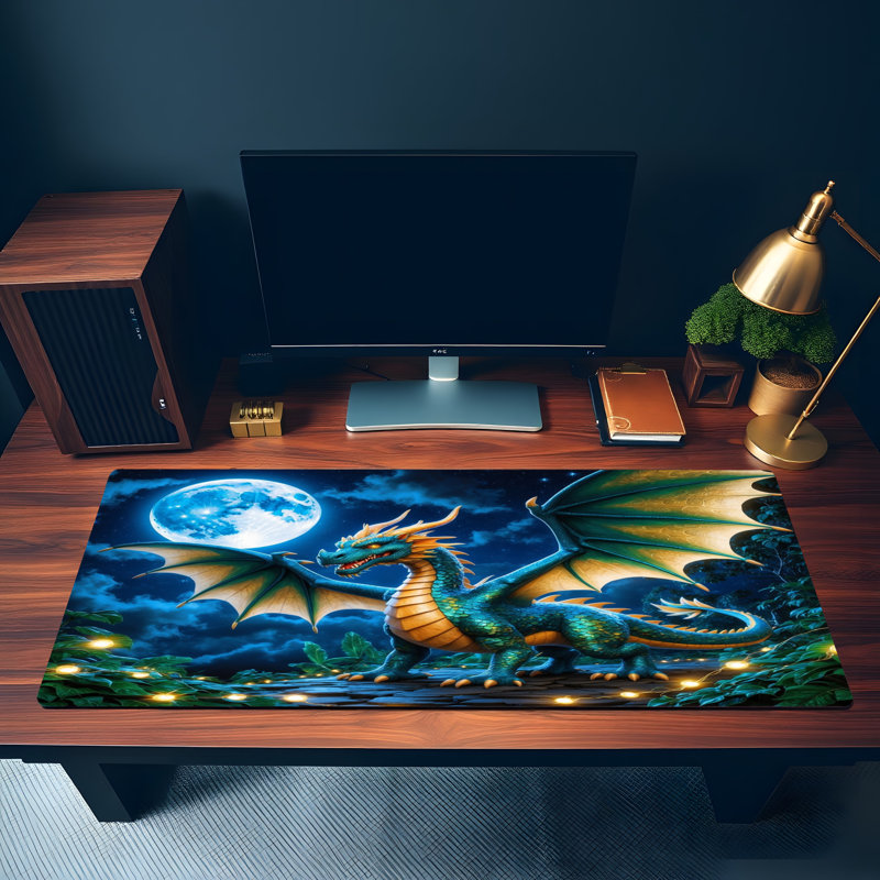 Polyester Desk Pad, 14.4x12.1