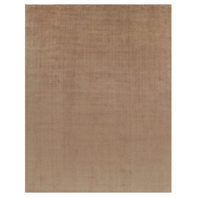 Textural Handmade Kilim Silk Area Rug