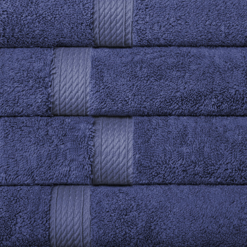Coton luxueux et hautement absorbant Renata, Marine