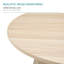 Ensemble de tables basses gigognes 2 pièces, tables de salon en bois aggloméré de style Mid-Century moderne-2009586441