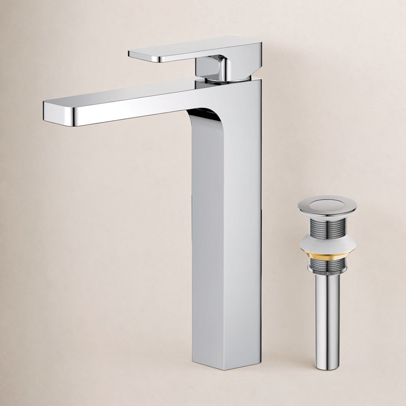 Blaze Single-handle Bathroom Faucet with Drain Assembly, Chrome