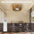 20-Inch Flush Mount Caged ceiling Fan with Light for Small Room