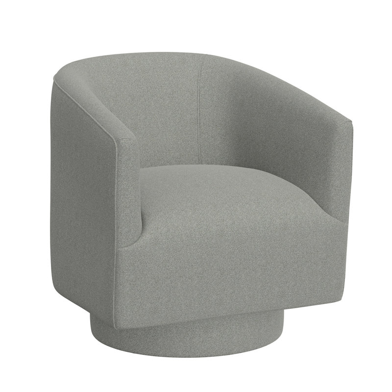 Fauteuil d'appoint pivotant, Gris