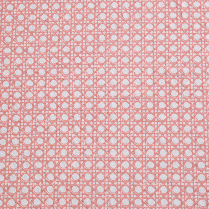 Tommy Bahama Printed Percale Cotton Sheet Set, King Sheet Set with 2 Pillowcases, Pink Angel Fish