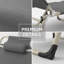 Lit de camping pliant gris Comfort, lit d'invité pliant portable, idéal pour la détente en plein air, les vacances et le camping