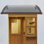 Auvent de porte résistant aux intempéries avec protection contre les rayons UV, auvent de porte mural pour porche, garage et balcon