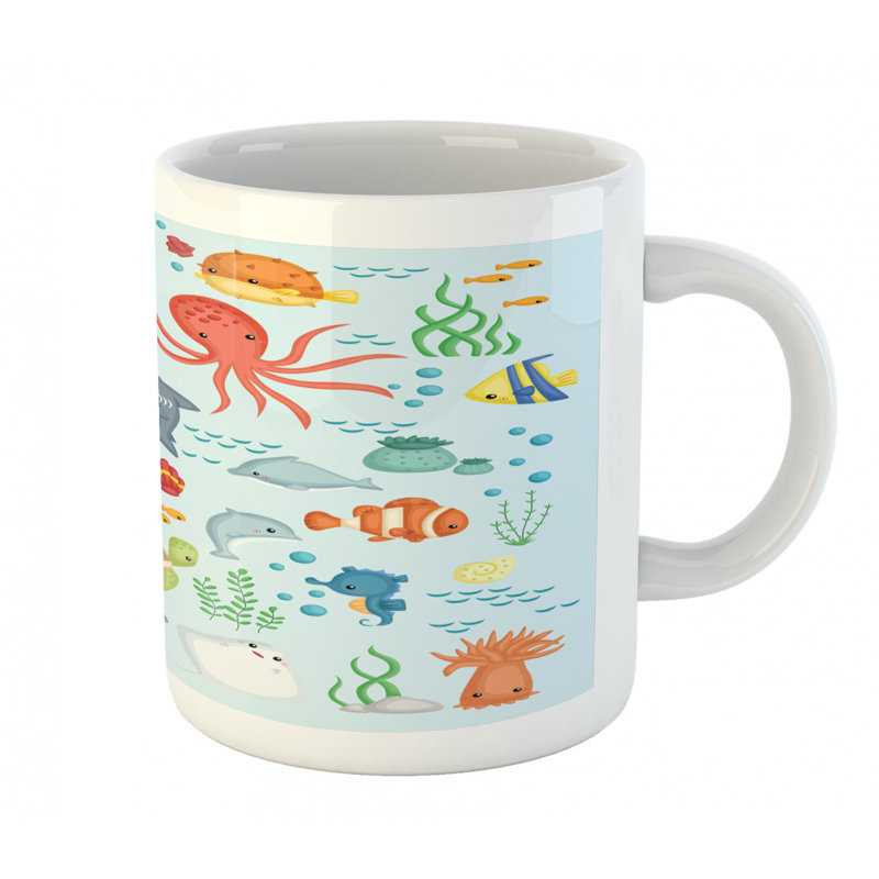 Grande tasse à café marine