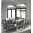 Foundations Acacia Metal Base Dining Table-88369677