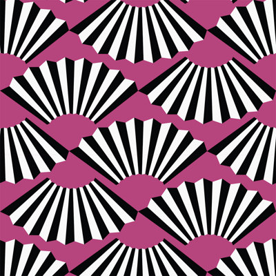 Shanghai Fanning Out 10' L x 24" W Wallpaper Roll