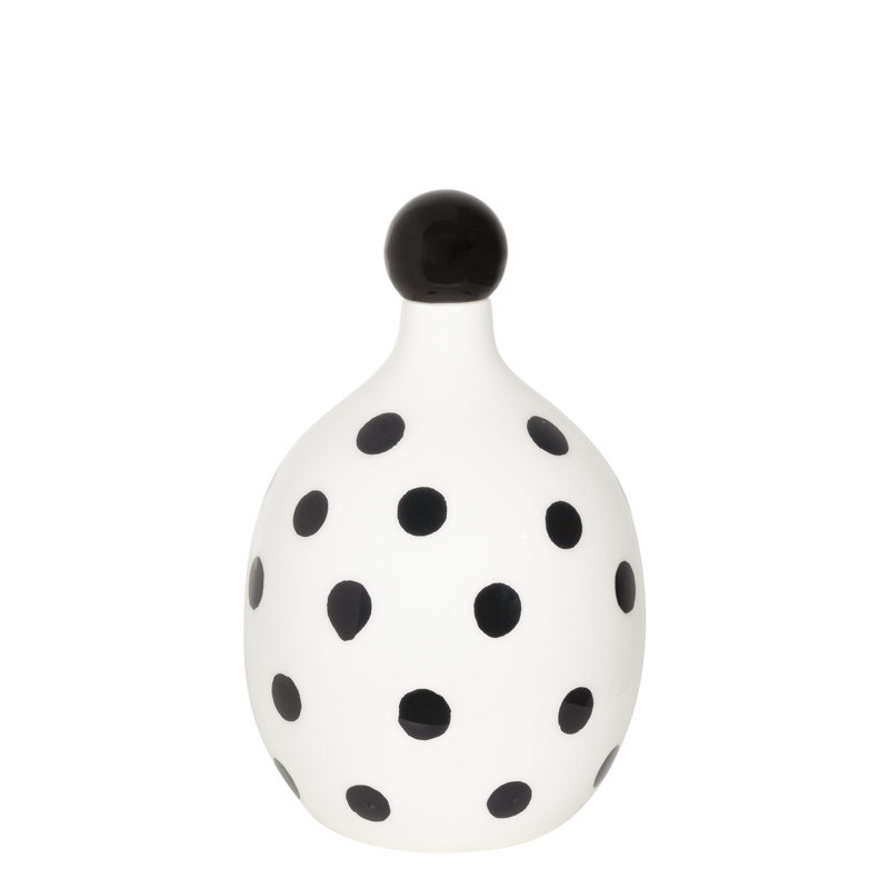 Lido Bottle Dots, White/Black