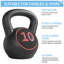 3 Piece Kettlebell Set with Storage Rack