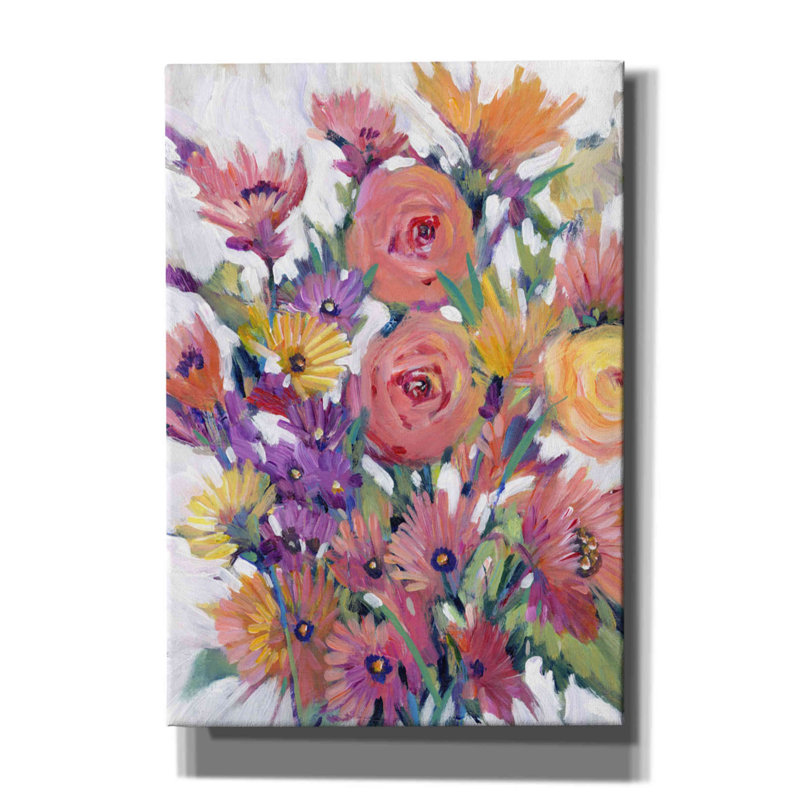 «Spring in Bloom I» par Tim O'toole, art mural sur toile, H 26 po x l 18 po x P 0,75 po