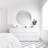 Clary Metal Flat Wall Mirror