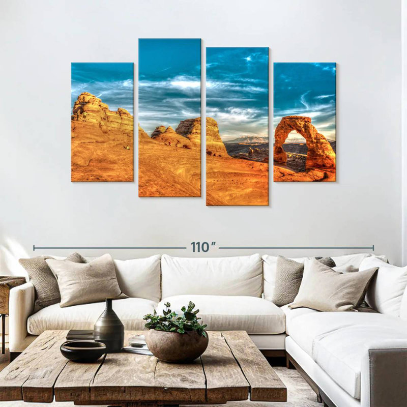 Iconic Delicate Arch, 54" H x 84" W