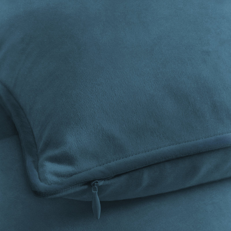 A1HC Luxurious Fine Soft Velvet Throw Pillow Cover, 20" x 20", Teal
