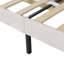 Upholstered European Single Metal Drawers Bed