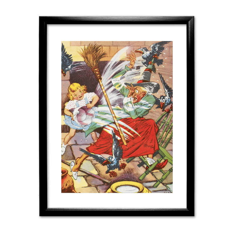 William Wallace Denslow - Single Picture Frame Print, Black