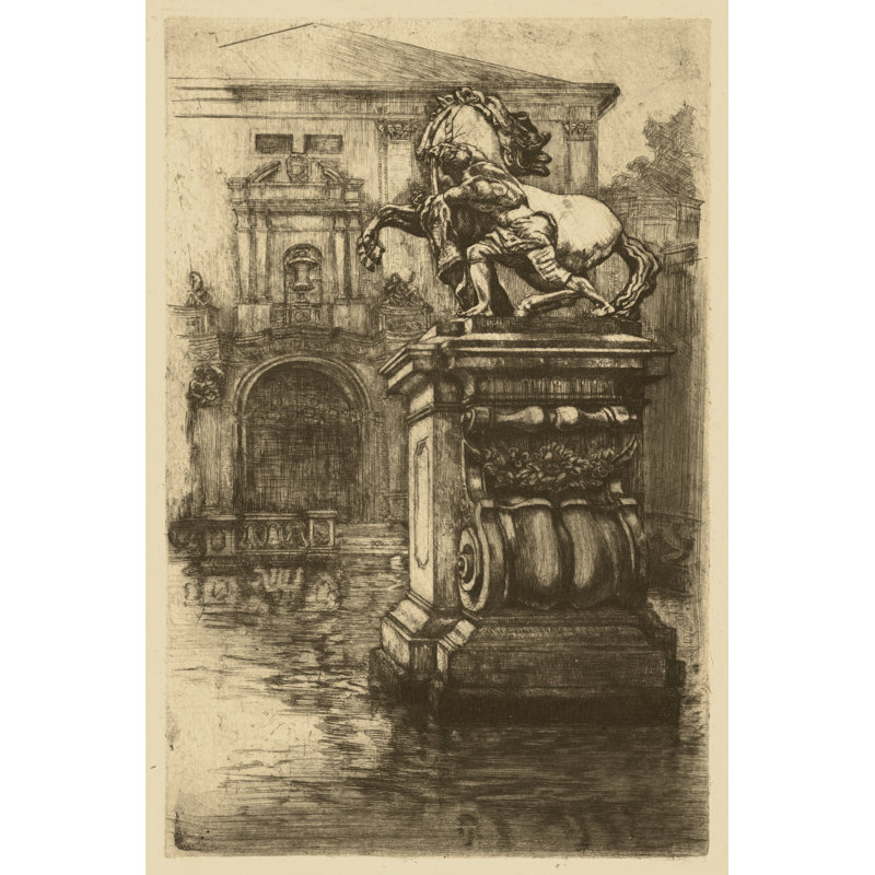 Market Square II - Wrapped Canvas Print, 91cm H x 61cm W x 3.8cm D