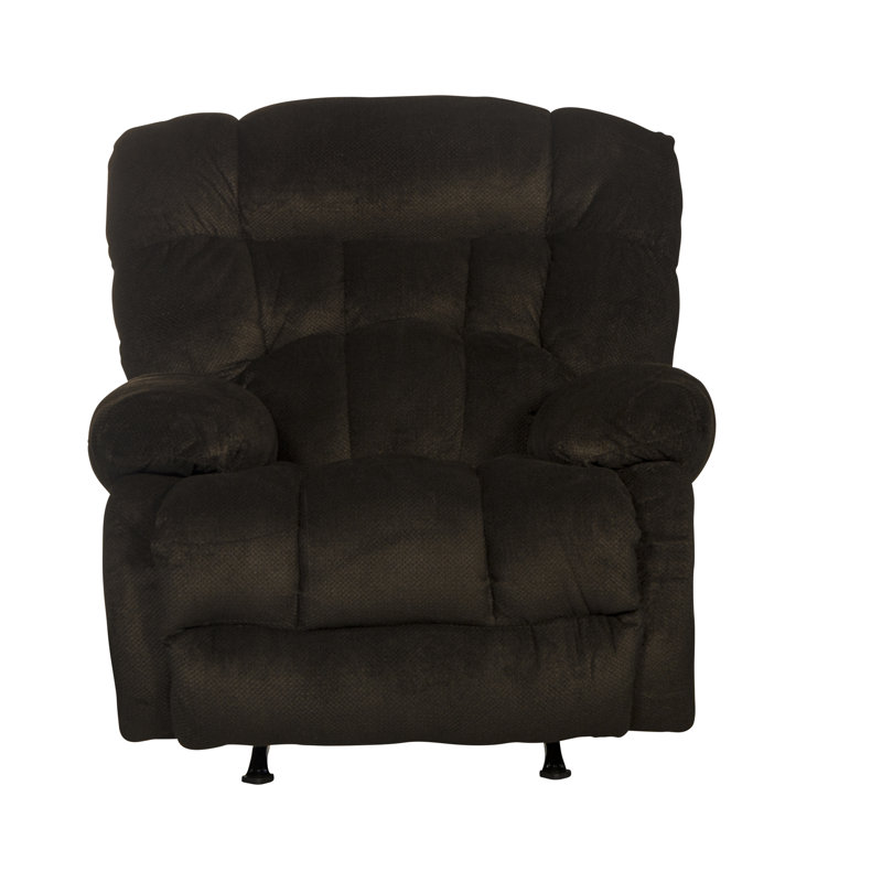 Daly Upholstered Recliner, Chocolate, Manual, Rocker