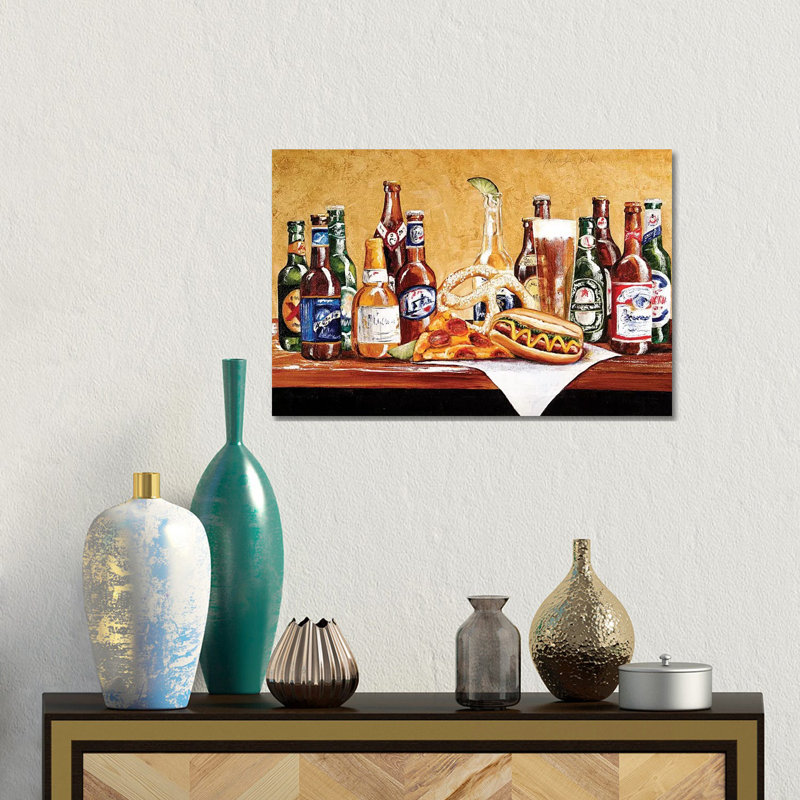 Super Bowl Sunday by Malenda Trick - Gallery-Wrapped Canvas Giclée on Canvas, Canvas, 30.48 cm H x 45.72 cm W