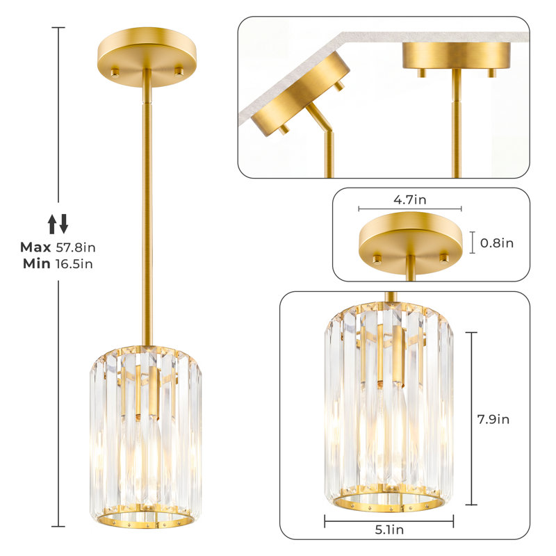 Luminaire suspendu, Brushed Copper, 3